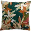 Image de Housse De Coussin BrodÃ©e Alina Petrol