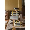 Image de Plaid Stonewashed En Coton Sable 140 X 200