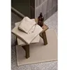 Image de Tapis de bain uni en coton galet 54 x 64