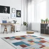 Image de The Deco Factory HORIZON PATCH - Tapis contemporain en polyester multicolore/beige 160x240