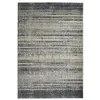 Image de The Deco Factory RECYCLE LINES - Tapis recyclé motif lignes gris noir 160 x 230 cm