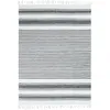 Image de The Deco Factory TERRA COTTON LIGNES - Tapis 100% coton lignes gris-blanc 190 x 290 cm