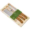 Image de Laguiole jean dubost 97146 coffret bois naturel 3 pièces fromage