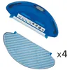 Image de Rowenta Lingette microfibre par 4 + support ZR690002 pour Aspirateur robot ROWENTA SMART FORCE ESSENTIAL, X PLORER SERIE 20, X PLORER SERIE 40, X PLORER SERIE 45