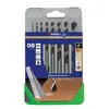 Image de Coffret de 8 forets bois graduÃ©s - 3 pointes - Ã 2 Ã  10 mm TIVOLY