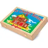 Image de Jeujura Jeu De Construction Chalet - 175 Pieces - Coffret Bois