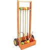 Image de Jeu D'exterieur Croquet En Bois - Chariot En Bois