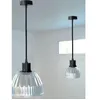 Image de Tibelec Suspension Metal Noir E27 60w Et Fil Tissu Noir