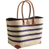 Image de Cabas en rabane rayé Aubry Gaspard sma3420c