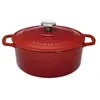 Image de Cocotte ronde en fonte émaillée 20cm rubis sublime Chasseur puc472058