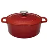 Image de Cocotte ronde en fonte émaillée 22cm rubis sublime Chasseur puc472258