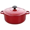 Image de Cocotte ronde en fonte émaillée 24cm rubis sublime Chasseur puc472458