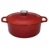 Image de Cocotte ronde en fonte émaillée 28cm rubis Chasseur puc472858