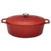 Image de Cocotte ovale en fonte émaillée 29cm rubis Chasseur puc472958