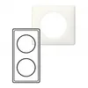 Image de Legrand Plaque Céliane Memories 2 postes Yesterday (blanc)