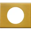 Image de Legrand Plaque de finition Legrand pour 1 prise CELIANE met bross doré