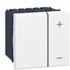 Image de Legrand Interrupteur variateur toutes lampes 2 fils Mosaic 2 modules - blanc