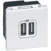 Image de Legrand Les prises Legrand - Prise double USB - 2 modules