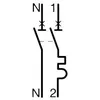 Image de Hager MFS725 Disjoncteur 1P+N 25A courbe C