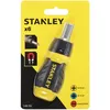 Image de Tournevis Porte-Embouts STANLEY + 6 Embouts Boule Cliquet BimatiÃ¨re