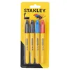 Image de Marqueur Ã  pointe fine multicolore Stanley - 4 piÃ¨ces