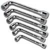 Image de Jeu de 6 clÃ©s Ã  pipe dÃ©bouchÃ©e STANLEY 6x6 pans