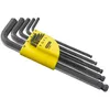 Image de Stanley Jeu de ClÃ©s MÃ¢les Longues Ã  TÃªte SphÃ©rique sur Support 1,5 - 10mm - 9 pces (mm)