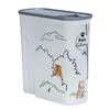 Image de Conteneur à croquettes Curver pour chat - motif jardin : jusqu'à 2,5 kg de croquettes (6 litres)