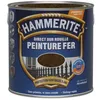 Image de Peinture fer HAMMERITE Direct sur rouille martelÃ© 2,5L chataigne