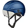 Image de Casque VÃ©lo Cairn Fuse VisiÃ¨re Mat Metallic Navy Taille L