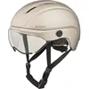 Image de Casque VÃ©lo Cairn Fuse VisiÃ¨re Mat Metallic Cream Taille L