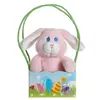 Image de Gipsy - 070378 - Peluche - Easter Basket Buddies - Lapin Rose - 15 Cm