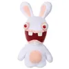 Image de Peluche Lapins Crétins Bean- Gipsy Toys - Bouche Ouverte,18 Cm