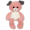 Image de Peluche Chien Leggies- Gipsy Toys - Rose Et Gris,48 Cm