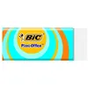 Image de BoÃ®te De 20 Gommes Plastique Blanche Rectangulaire Bic Plast-Office