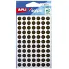 Image de Agipa - Disques Adhesifs 8mm Noir - Sac De 462