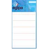 Image de Agipa Ãtiquettes Blanches En Pochette Ft 12 X 18 Mm, 210 PiÃ¨ces, 30 Par Feuille