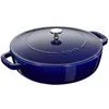 Image de STAUB Sauteuse Chistera 24 cm Bleu Intense