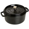 Image de Staub - 1102425 - Cocotte - Ronde - Noire Mat - 24 cm