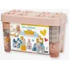 Image de Abrick Baril de briques ferme 55 pces multicolore TU
