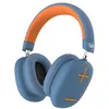Image de T'nB BOUNCE MAX - Écouteurs avec micro - circum-aural - Bluetooth - sans fil, filaire - jack 3,5mm - isolation acoustique - bleu, orange