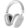 Image de T'nB BOUNCE MAX - Écouteurs avec micro - circum-aural - Bluetooth - sans fil, filaire - jack 3,5mm - isolation acoustique - blanc, gris