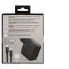 Image de T'nB - Adaptateur secteur - 140 Watt - PD 3.0, Power Delivery 3.1, QC 3.0 - 4 connecteurs de sortie (USB type A, 3 x USB-C) - sur le câble : USB-C - noir