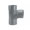 Image de TÃ© pvc pied de biche 90Â° femelle-femelle - WAVIN