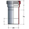 Image de MANCHETTE DE REPARATION HORIZONTALE 23CM FEMELLE DIAMETRE 100CM