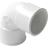 Image de Nicoll Coude PVC blanc 87°30 femelle / femelle Ø 32 - CF88B NICOLL