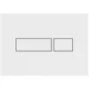 Image de Plaque de commande NICOLL Rec - Simple cÃ¢ble - Blanche - PBRECB