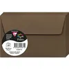 Image de Paquet de 20 enveloppes de visite Pollen 90x140mm FT30 Marron Taupé 120g