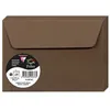 Image de Paquet de 20 enveloppes Pollen 114x162mm C6 Marron Taupé 120g