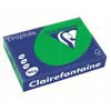 Image de 250 feuilles A4 - 160g - Couleur vives - Vert Billard - Trophée Clairefontaire 1007C